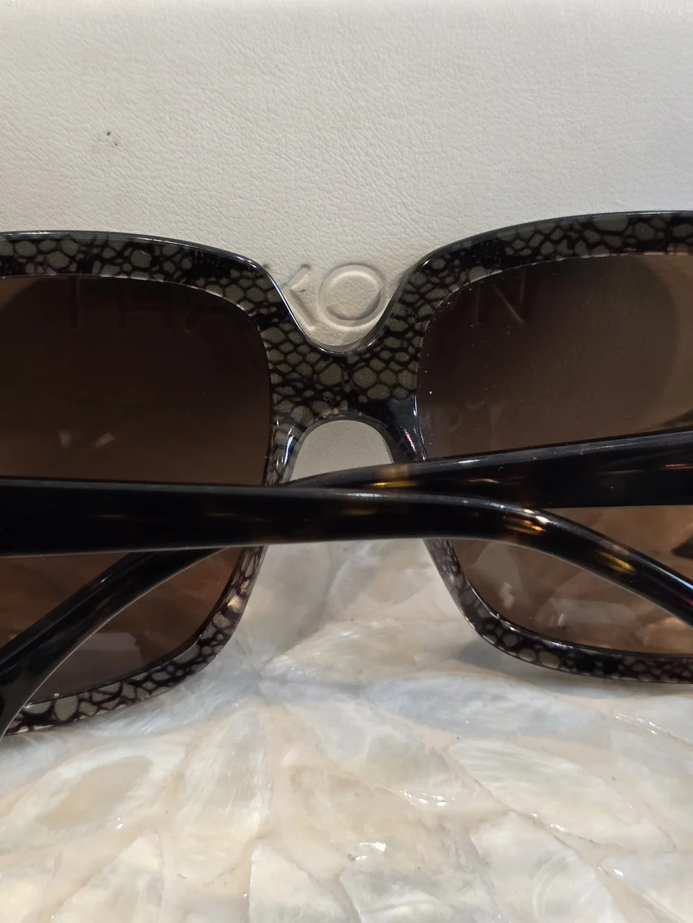 Thakoon Black-Brown Gradient Oversized Women's Sunglasses